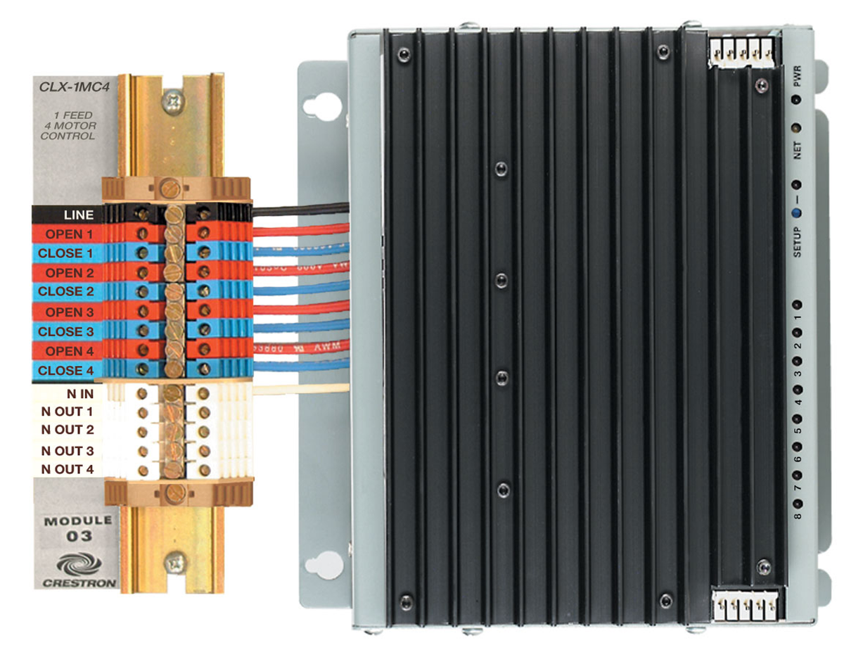 Crestron CLT-1MC4 – Terminal Block Replacement for CLX-1MC4 Motor Controller Crestron