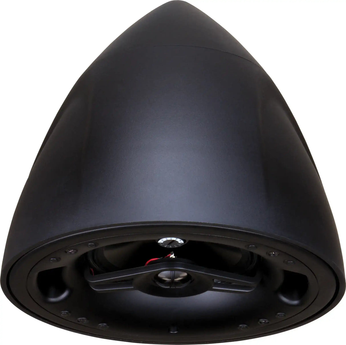 Crestron SAROS PD6T-B-T-EACH Saros® 6.5” 2-Way Pendant Speaker, Black Textured, Single Speakers Crestron