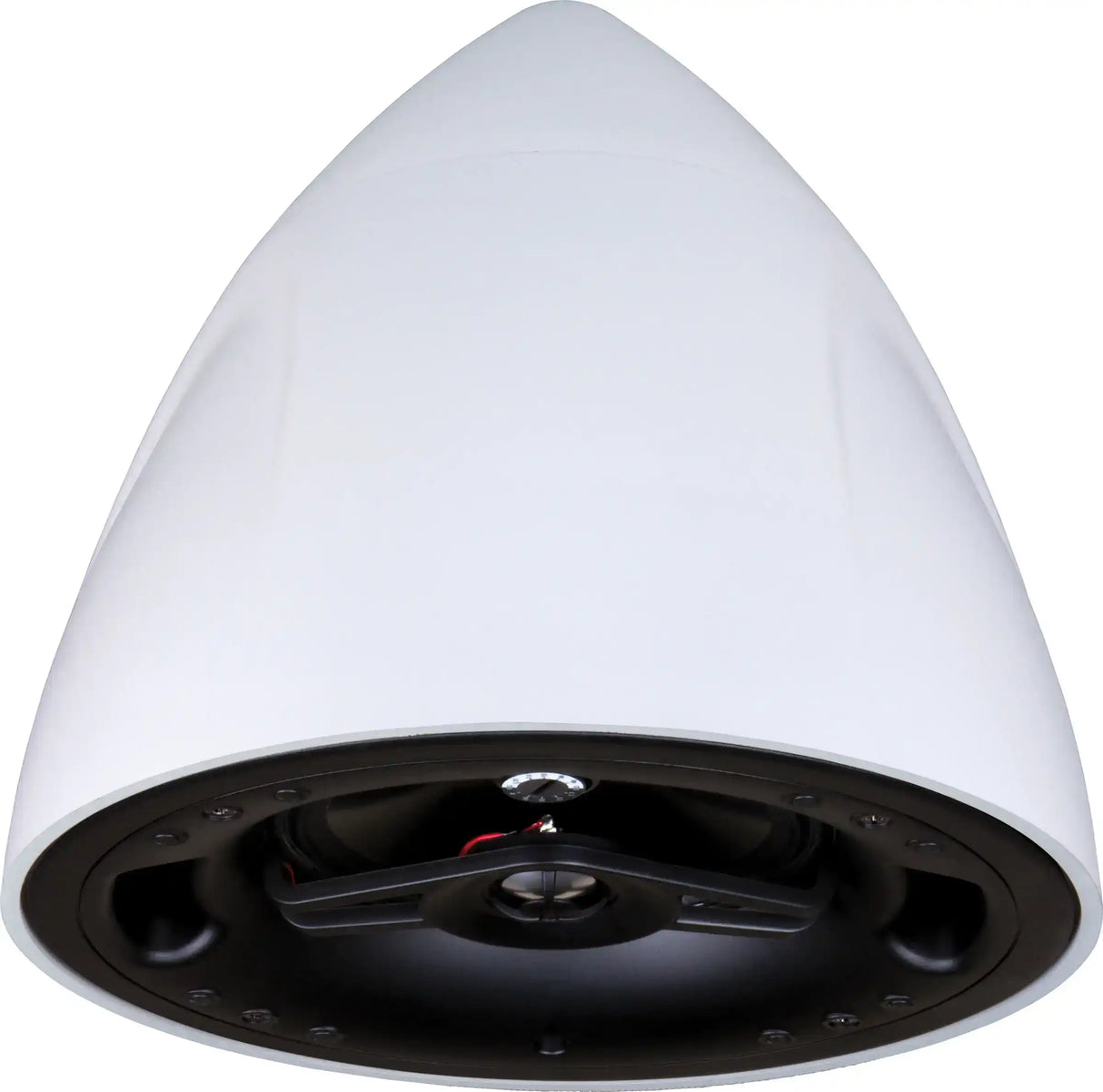 Crestron SAROS PD6T-W-T-EACH Saros® 6.5” 2-Way Pendant Speaker, White Textured, Single Speakers Crestron