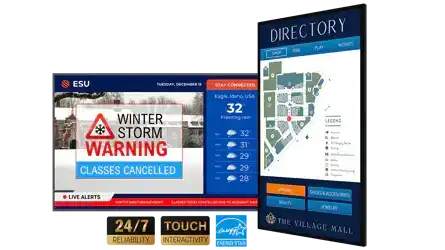 Planar Simplicity P Series SLP55 4K LCD Display, 55in diagonal Video Wall Planar