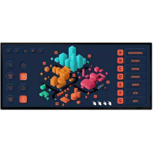 Planar UltraRes W Series URW105 105" 5K 21:9 Ultra-Wide Commercial Monitor - 998-3424-00 Video Wall Planar