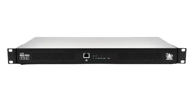 ADDER RED-PSU PRO2-16 19 inch rack mountable power distribution unit with16 outputs with hot swappable redundant power supply. Racks Adder Technology