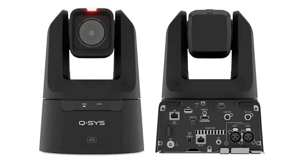 QSC NC-Pro15x – Q-SYS 15x Optical Zoom Professional PTZ Camera (White) Room Control QSC