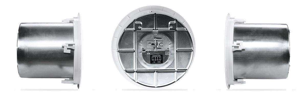 QSC Acoustic Coverage Series 8" 2-Way 80W Ceiling Loudspeaker (Pair, White) - AC-C8T Speakers QSC