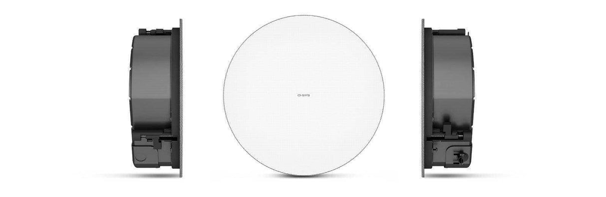 QSC AD-C4T-LPZB-WH 4.5-inch, 2-way, low profile, zero bezel loudspeakers (White, Pair) Speakers QSC