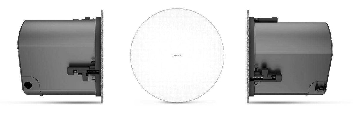 QSC AD-C6T-ZB-WH 6.5-inch, 2-way, zero bezel loudspeakers (White, Pair) Speakers QSC