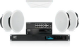 QSC Large meeting room audio: in-ceiling speakers with Sennheiser TeamConnect Ceiling 2 Room Control QSC