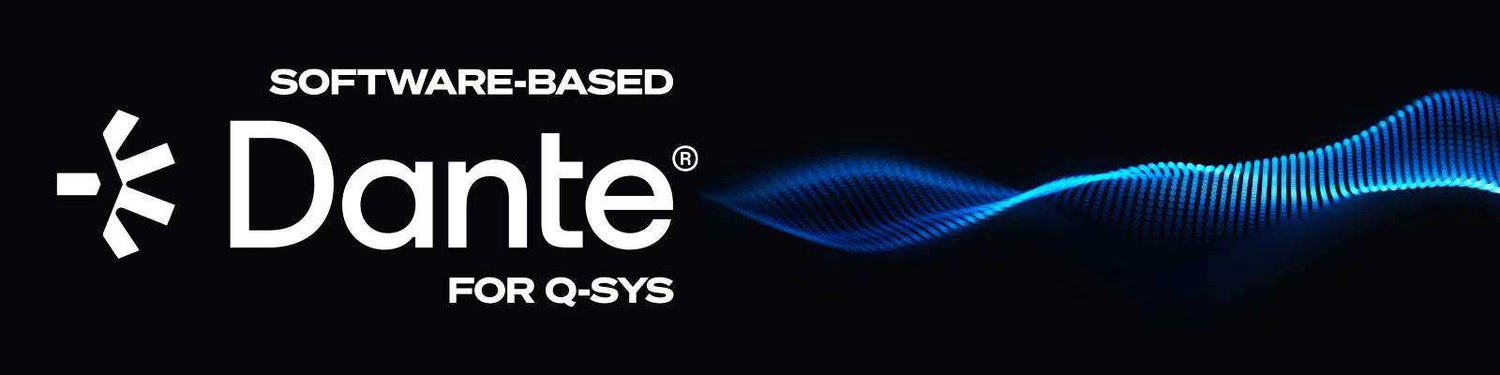QSC Q-SYS Software-based Dante 32x32 Channel License, Perpetual - SLDAN-32-P Room Control QSC