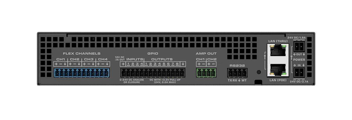 QSC QIO-FLEX4A Q-SYS Multi-Purpose I/O Expander Room Control QSC
