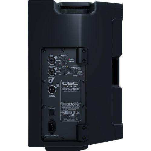 QSC Two-Way 12" 1000W Compact Powered Loudspeaker with DSP - CP12 Speakers QSC