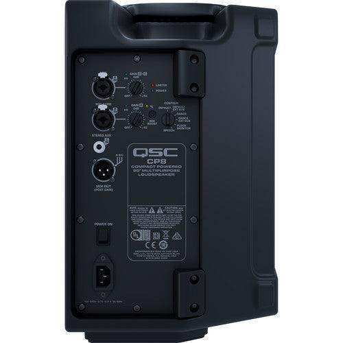 QSC CP8 – 8-Inch 1000W Powered Loudspeaker with DSP (Open Box) Speakers QSC