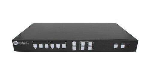 RGB Spectrum QuadView UHDX 4K 60 Multiview with Multi-Image Processor - 6x1 Switching Video Transmitters RGB Spectrum