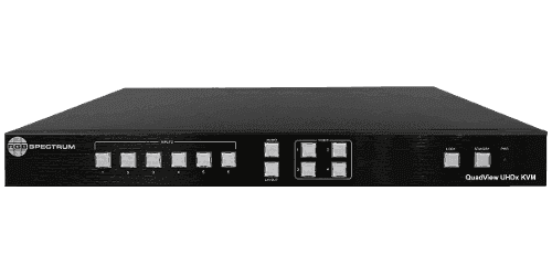 RGB Spectrum QV UHDx KVM QuadView Multi-Image Processor / Multiviewer with KVM Control Video Transmitters RGB Spectrum