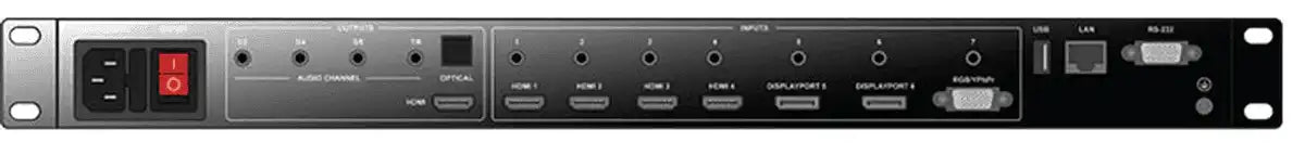 RGB Spectrum S2004 Zio 4K HD Video over IP Encoder, H.264 Compression, PoE, 1 StreamOut Video Transmitters RGB Spectrum