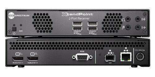 RGB Spectrum XP 102 RX XtendPoint 2 Port KVM Receiver - DisplayPort, USB, Audio, RS-232 Video RGB Spectrum