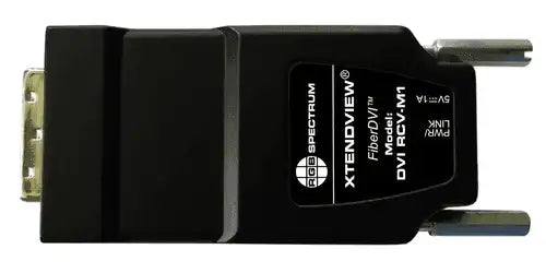 RGB Spectrum XV DVI RX XtendView FiberDVI Receiver HDCP Cable Extender - 1300' Video Transmitters RGB Spectrum