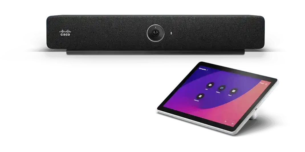 Cisco Room Bar (Carbon Color) with wall-mount Room Navigator - CS-BAR-W-C-K9 Video Conferencing Cisco