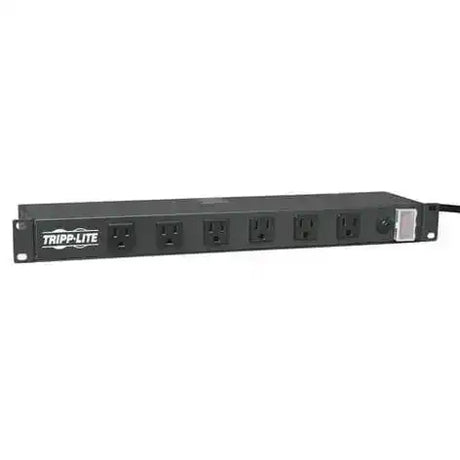 Tripp Lite RS-1215-RA Power Strip with 12 Right Angle Outlets, 6 Front and 6 Rear, 1 Rack Unit Power Tripp Lite