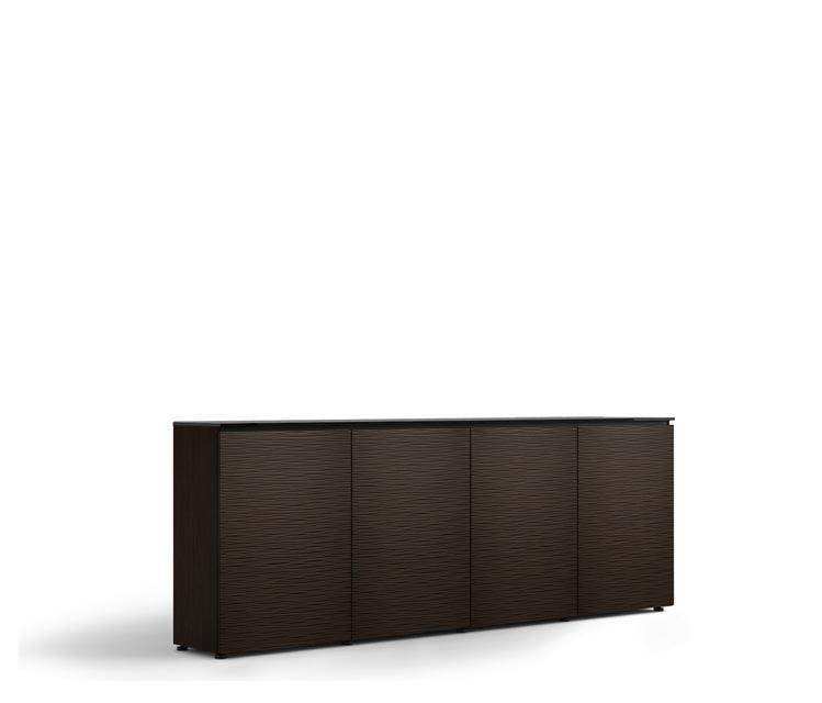 Salamander 4 Bay Low Profile Cabinet w/Vertical Rack Mount (17 Color Options) Racks Salamander Designs