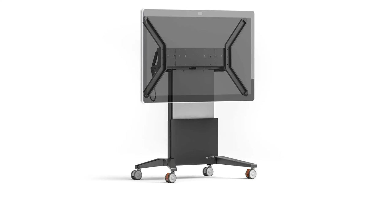 Salamander Cisco® Webex Board 85″ Electric Lift Mobile Display Stand, Gray Racks Salamander Designs