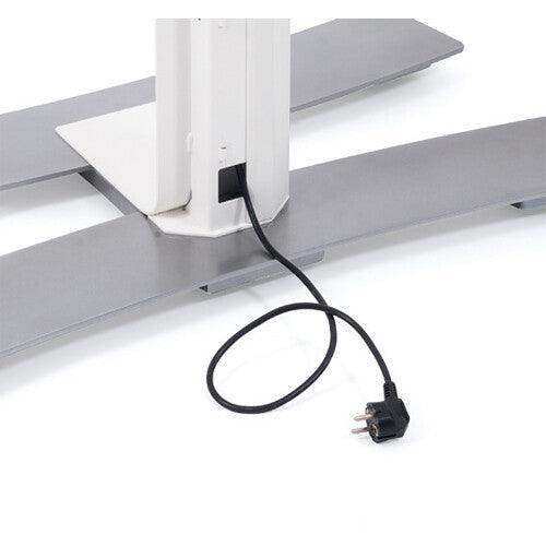 Salamander Designs Acadia Mobile Stand, X-Large Fixed Height, 600W Vesa (White) Racks Salamander Designs