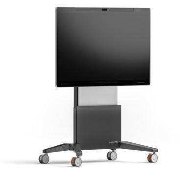 Salamander Electric Lift Mobile Stand Designed for Webex® Board Pro 75, White Collaboration Furniture Salamander Designs