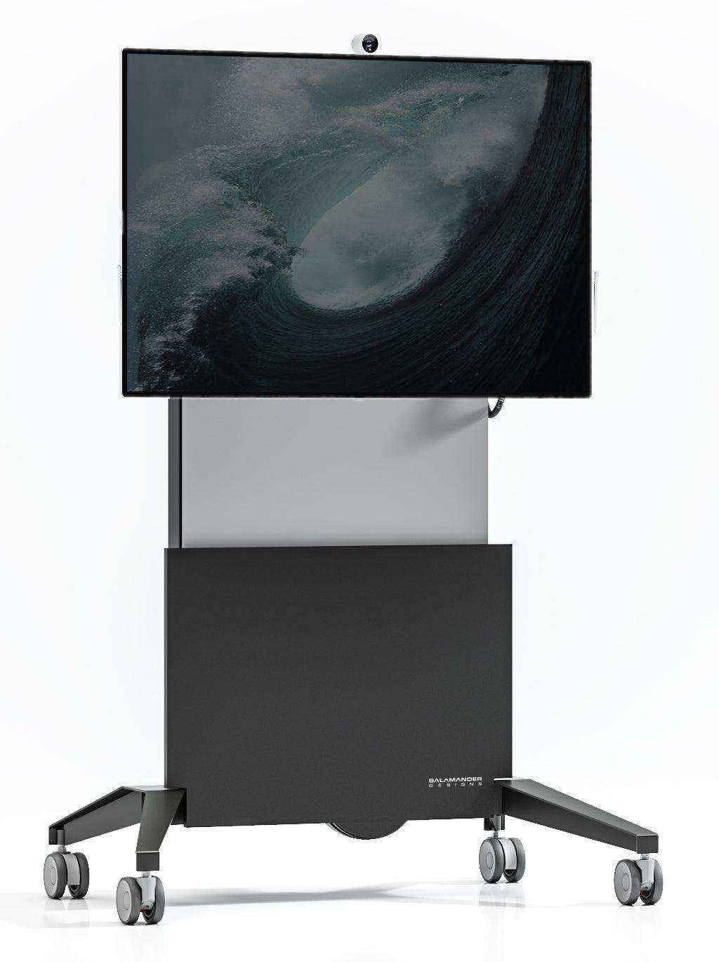 Salamander Electric Lift, Mobile Stand for Surface Hub 2S 50″, Gray Racks Salamander Designs