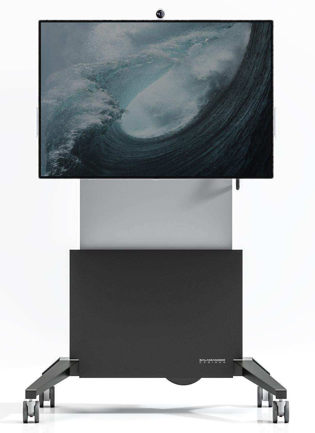 Salamander Electric Lift, Mobile Stand for Surface Hub 2S 50″, Gray Racks Salamander Designs