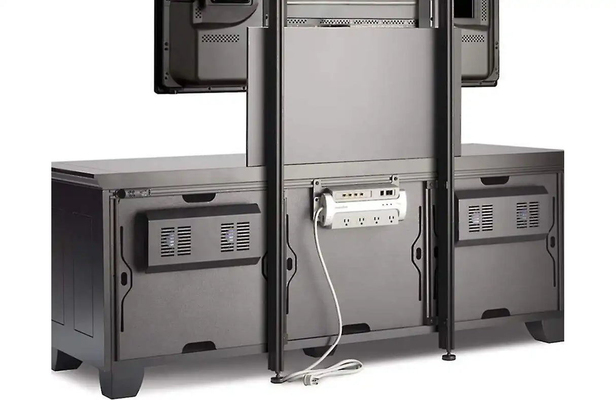 Salamander Factory Installed C-Frame 30" Standard Rear Panel w/Active Cooling (Black) - FI/AC30 Racks Salamander Designs