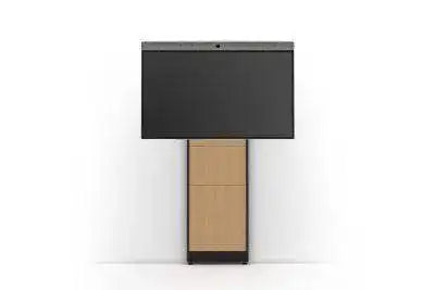 Salamander STRUT 170 WALL STAND 85″ Surface Hub 2S Collaboration Furniture Salamander Designs Natural Oak