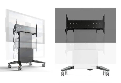 Salamander X-Large Electric Lift Mobile Display Stand, Gray Racks Salamander Designs