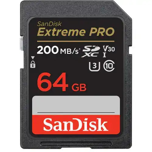 SanDisk Extreme PRO UHS-I SDXC Memory Card Electronic Accessories Sandisk 64GB