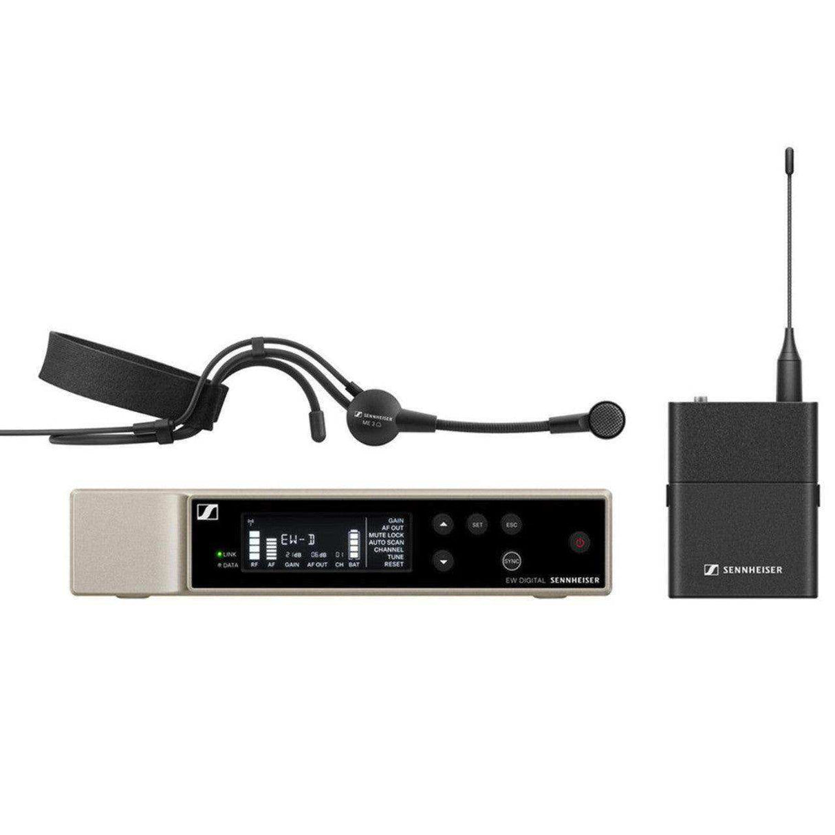 Sennheiser EW-D ME3 SET (Q1-6) Digital Wireless Combo Microphone System (Q1-6: 470,2 - 526 MHz) - 508710 Microphones Sennheiser