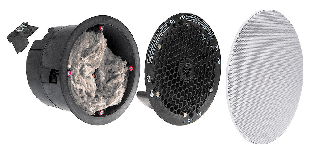 Extron SF 26CT 6.5" 2-Way Ceiling Spkrs, 70/100V, Complete Pair Room Reservation Extron