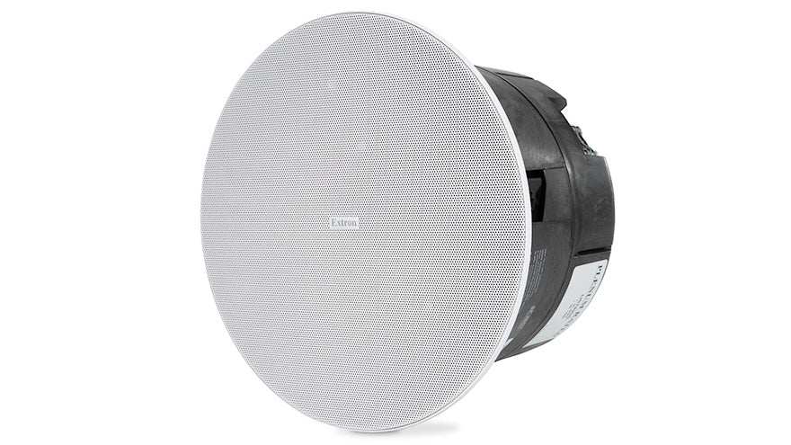 Extron SF 26CT 6.5" 2-Way Ceiling Spkrs, 70/100V, Complete Pair Room Reservation Extron