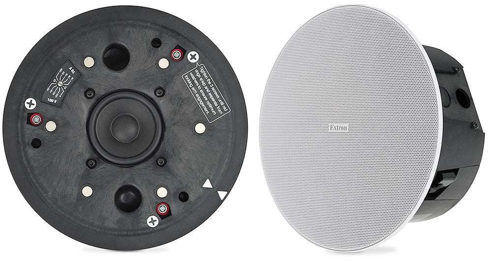 Extron SF 3CT LP 3" 70/100V LowProfile Ceiling Spkrs, Complete Pair Audio & Video Cables Extron