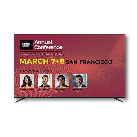 Sharp 75"4K 3840x2160 380 nit, LED Direct Backlight Commercial TV - 4P-B75EJ2U - Creation Networks