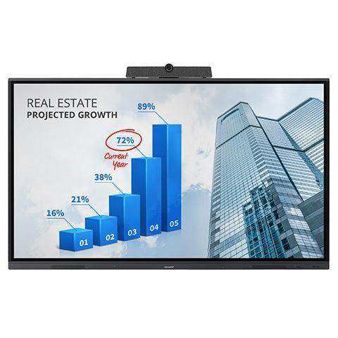 Sharp 86" 4K 3840x2160 AQUOS BOARD LED Interactive Display - PN-L862B Interactive Displays Sharp