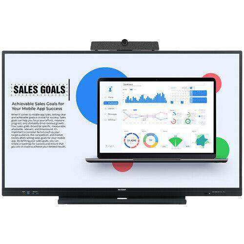 Sharp AQUOS BOARD 75" UHD 4K Touchscreen Commercial Monitor - PN-LC752 Interactive Displays Sharp