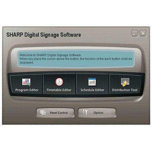 Sharp Digital signage viewer software to be used w/PN-SS02 - PN-SV01 Digital Signage Sharp