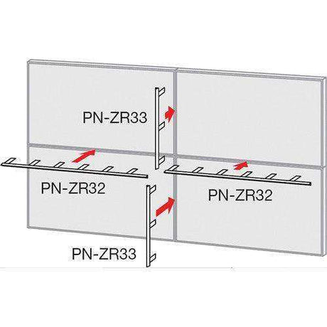 Sharp Short Mirror Frame - PN-ZR33 Displays Sharp