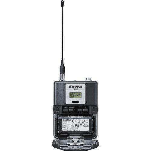 Shure AD1TA=-X55 AD1 Axient Digital Bodypack Transmitter (X55 Band / 941-960 MHz) (TAA-Compliant) Microphones Shure