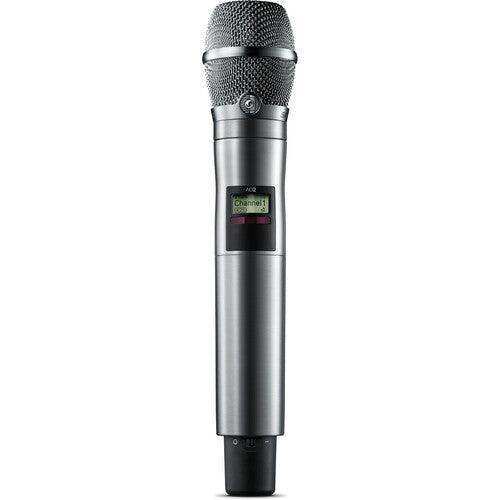 Shure AD2/K11N Digital Handheld Wireless Microphone Transmitter with KSM11 Capsule (G57: 470 to 616 MHz, Nickel) - AD2/K11N=-G57 Microphones Shure