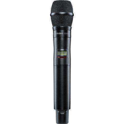 Shure AD2TA/K9HSB=-G57 Digital Handheld Wireless Microphone Transmitter with KSM9HS Capsule (G57: 470 to 616 MHz, Black) (TAA-Compliant) Microphones Shure