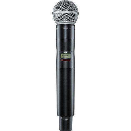 Shure AD2TA/SM58=-G57 Digital Handheld Wireless Microphone Transmitter with SM58 Capsule (G57: 470 to 616 MHz) (TAA-Compliant) Microphones Shure