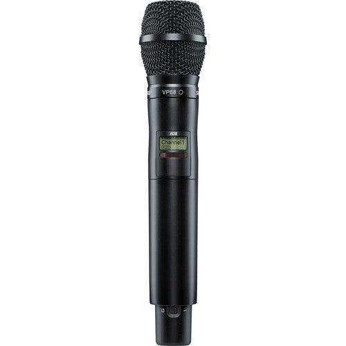 Shure AD2TA/VP68=-G57 Digital Handheld Wireless Microphone Transmitter with VP68 Capsule (G57: 470 to 616 MHz) (TAA-Compliant) Microphones Shure