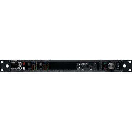 Shure AD4D-DCTA=-A Axient Digital Two-Channel Wireless Receiver with DC Power Module (A: 470 to 636 MHz) (TAA-Compliant) Microphones Shure