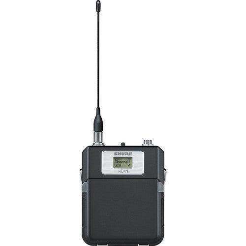 Shure ADX1LEMO3TA=-G57 Digital Wireless Bodypack Transmitter with LEMO3 (G57: 470 to 608 MHz) (TAA-Compliant) Microphones Shure