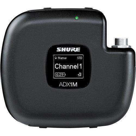Shure ADX1MTA=-X55 Digital Micro Bodypack Wireless Transmitter (X55: 941 to 960 MHz) (TAA-Compliant) Microphones Shure