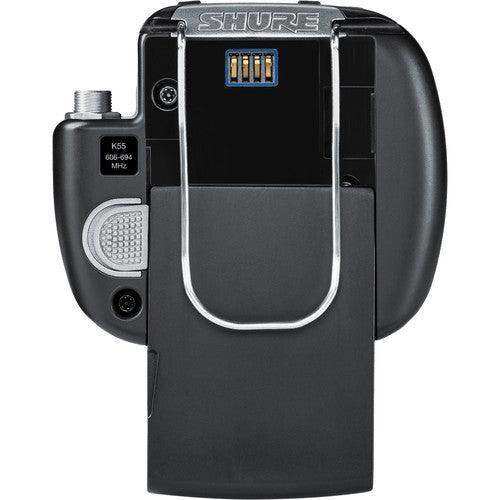 Shure ADX1MTA=-X55 Digital Micro Bodypack Wireless Transmitter (X55: 941 to 960 MHz) (TAA-Compliant) Microphones Shure